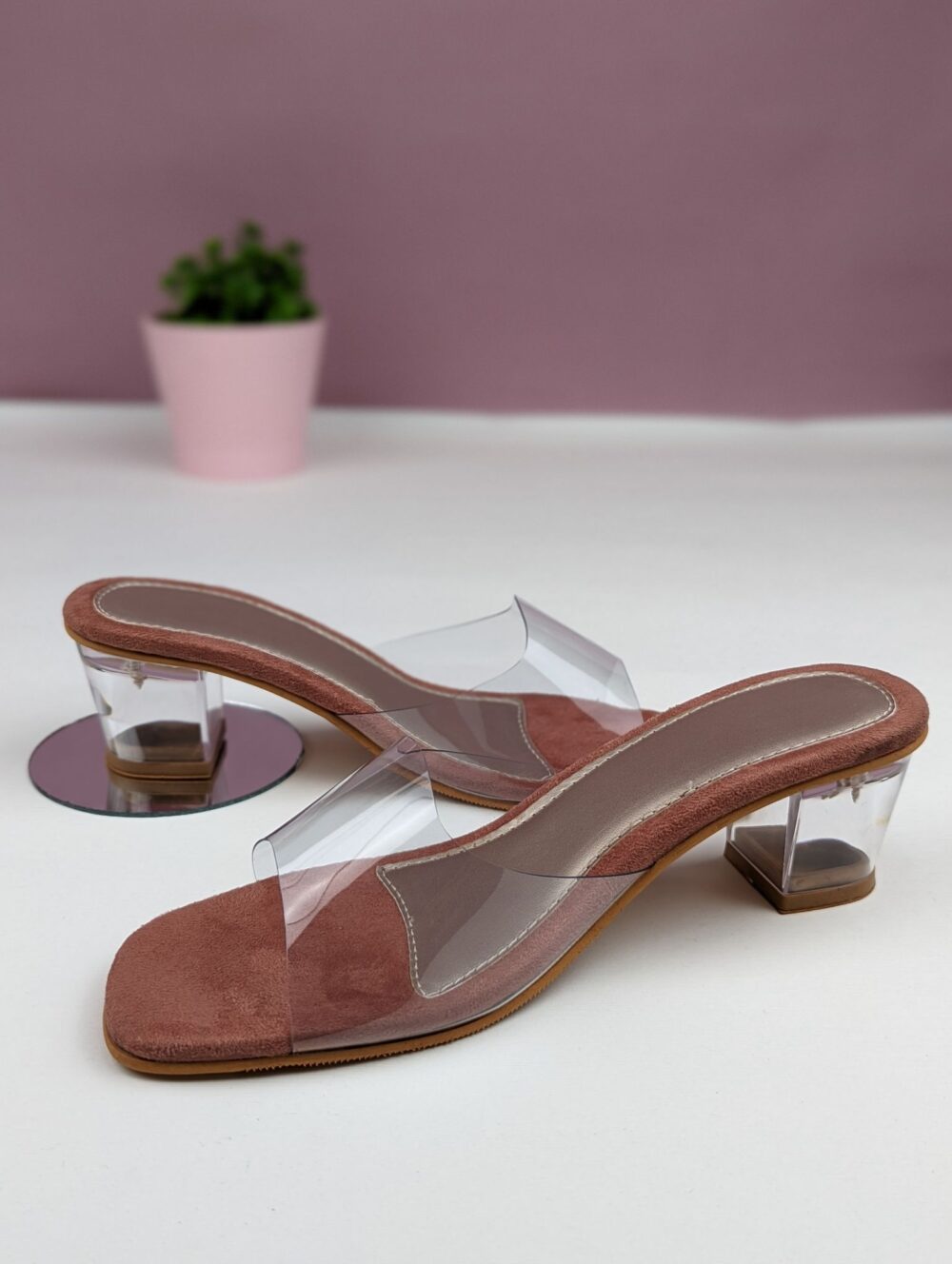 clear sandals for women
